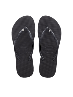 KLAPKI HAVAIANAS HAV_SLIM CRYSTAL GLAMOUR BLACK