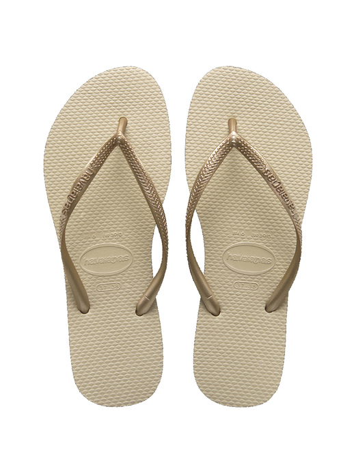 KLAPKI HAVAIANAS HAV.SLIM SAND GREY/LIGHT GOLDEN