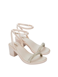 SANDAŁY DAMSKIE MELISSA SHINY HEEL 50851 BEIGE/GOLD 33427 SHINY HEEL 50851 BEIGE/GOLD