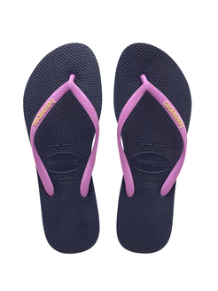 KLAPKI HAVAIANAS HAV.SLIM LOGO MARINO/PINK