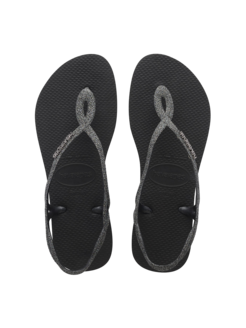 SANDAŁY HAVAIANAS HAV.LUNA II BLACK/DARK GREY