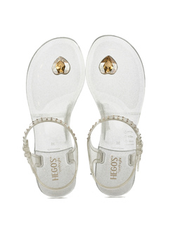 SANDAŁY MENGHI SHOES FOR HEGO'S 827 GLITTER ORO