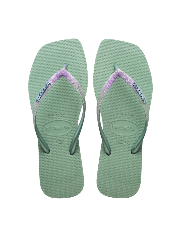 KLAPKI HAVAIANAS HAV SQUARE GLITTER CLAY