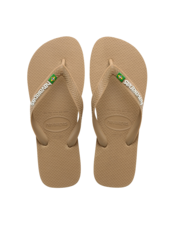 KLAPKI HAVAIANAS HAV BRASIL LOGO ROSE GOLD