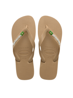 KLAPKI HAVAIANAS HAV BRASIL LOGO ROSE GOLD