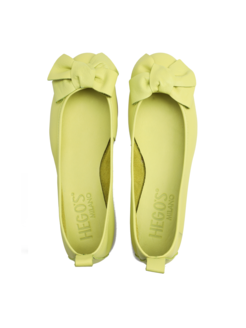 BALERINY HEGO'S MILANO BT2011 NAPPA LIME