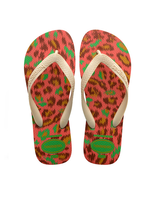 KLAPKI HAVAIANAS HAV TOP ANIMALS LEAF GREEN