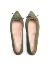 BALERINY HEGO'S 485S CAMOSCIO VERDE