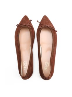 BALERINY HEGO'S MILANO 485S CAMOSCIO MARRONE
