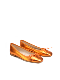 BALERINY HEGO'S MILANO 485SKA LAMINATO ARANCIO