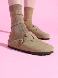 KLAPKI BIRKENSTOCK BOSTON SFB VL TAUPE