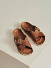 KLAPKI BIRKENSTOCK SIENA BB LEOI COGNAC