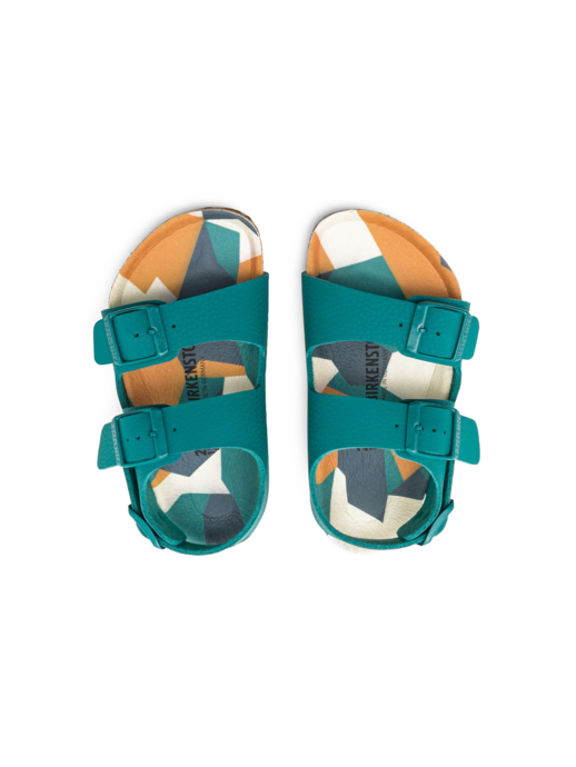 SANDAŁY DZIECIĘCE BIRKENSTOCK MILANO KIDS DESERT SOIL D.TEAL/CAMO