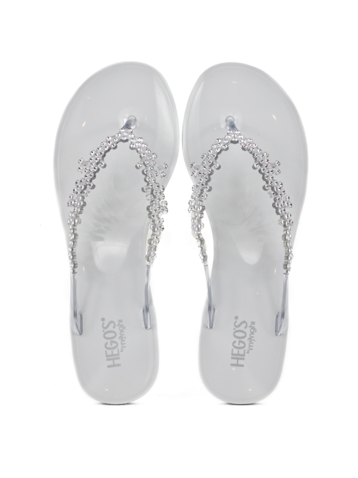 KLAPKI  MENGHI SHOES FOR HEGO'S MILANO 829 GLITTER GRIGIO