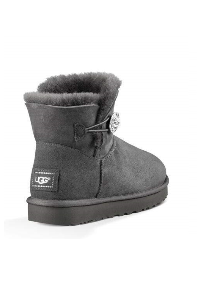 BUTY UGG MINI BUTTON BLING GREY