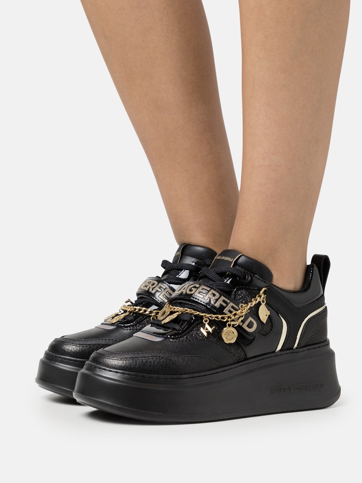 CZARNE SNEAKERSY KARL LAGERFELD