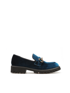 MOKASYNY HEGO'S WX34-1-B.71 VELVET NAVY