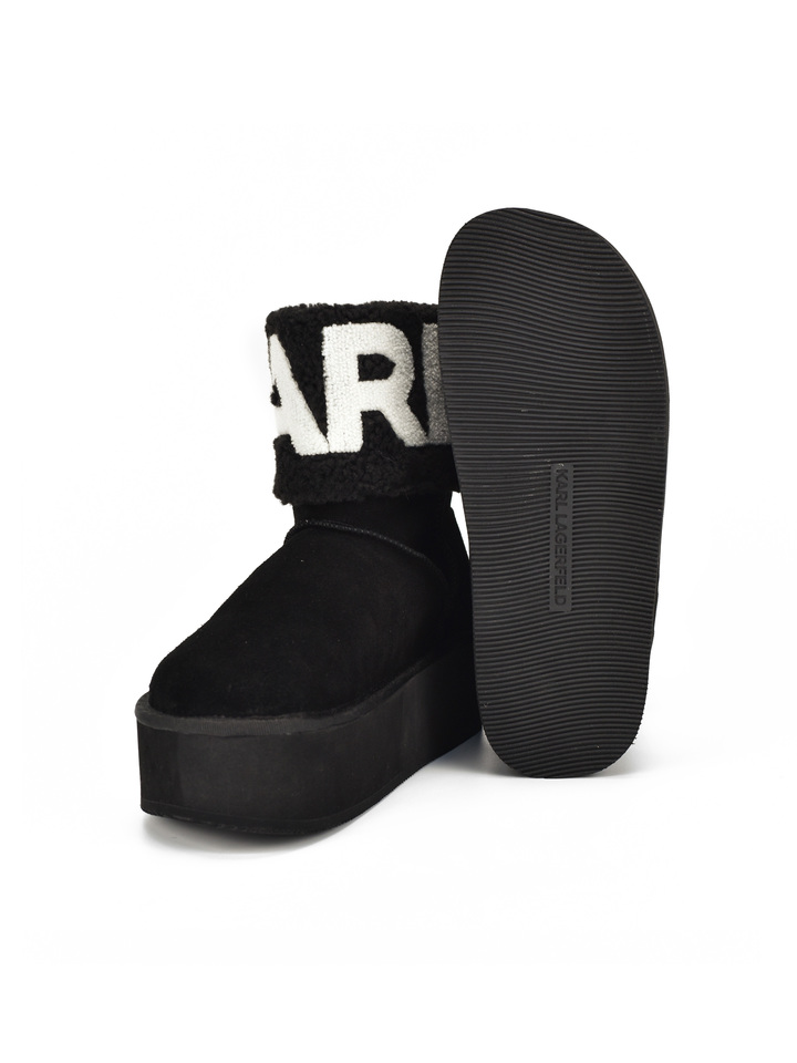 CZARNE BOTKI KARL LAGERFELD