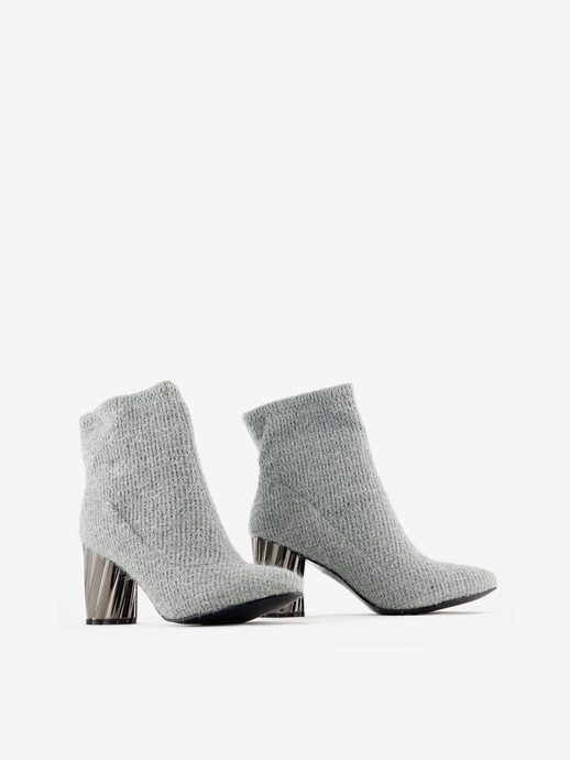 BOTKI HEGO'S MILANO 1752X-06 TRONCHETTO GREY