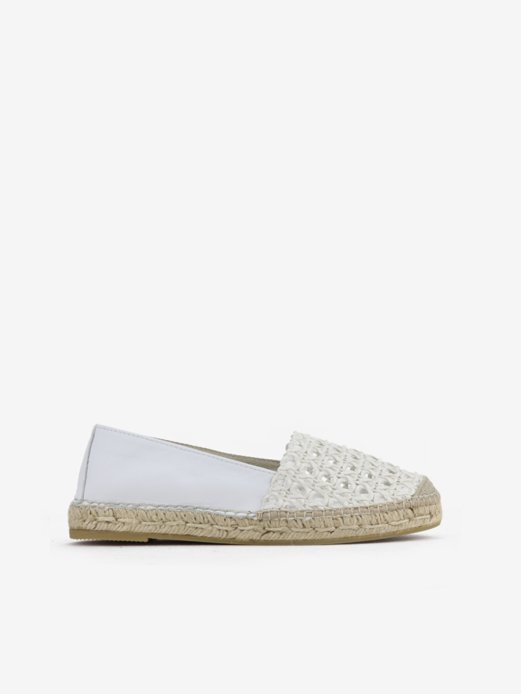 ESPADRYLE VIDORRETA 21600 TRENZADO MARAMON BLANCO