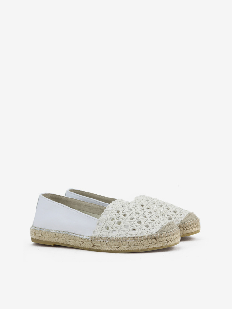 ESPADRYLE VIDORRETA 21600 TRENZADO MARAMON BLANCO