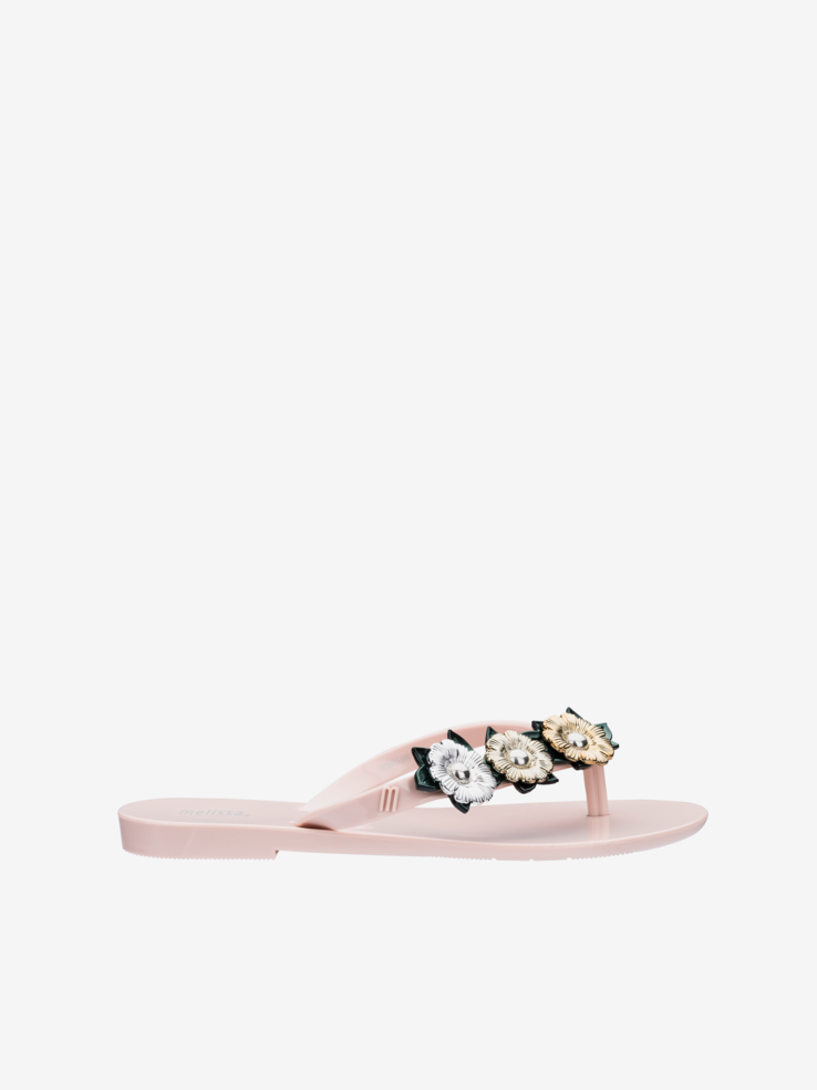 KLAPKI DAMSKIE MELISSA 32611 CHROME PINK/GREEN/SILVER