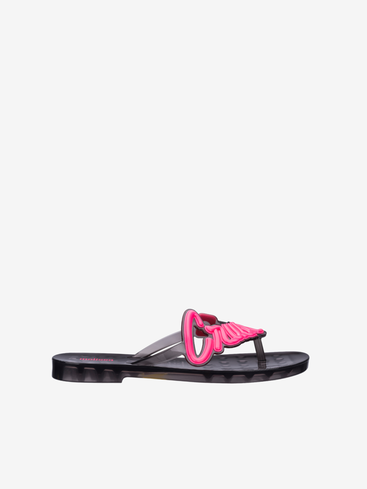 KLAPKI DAMSKIE MELISSA  32546 SUN CRUSH SMOKE/FUCSHIA