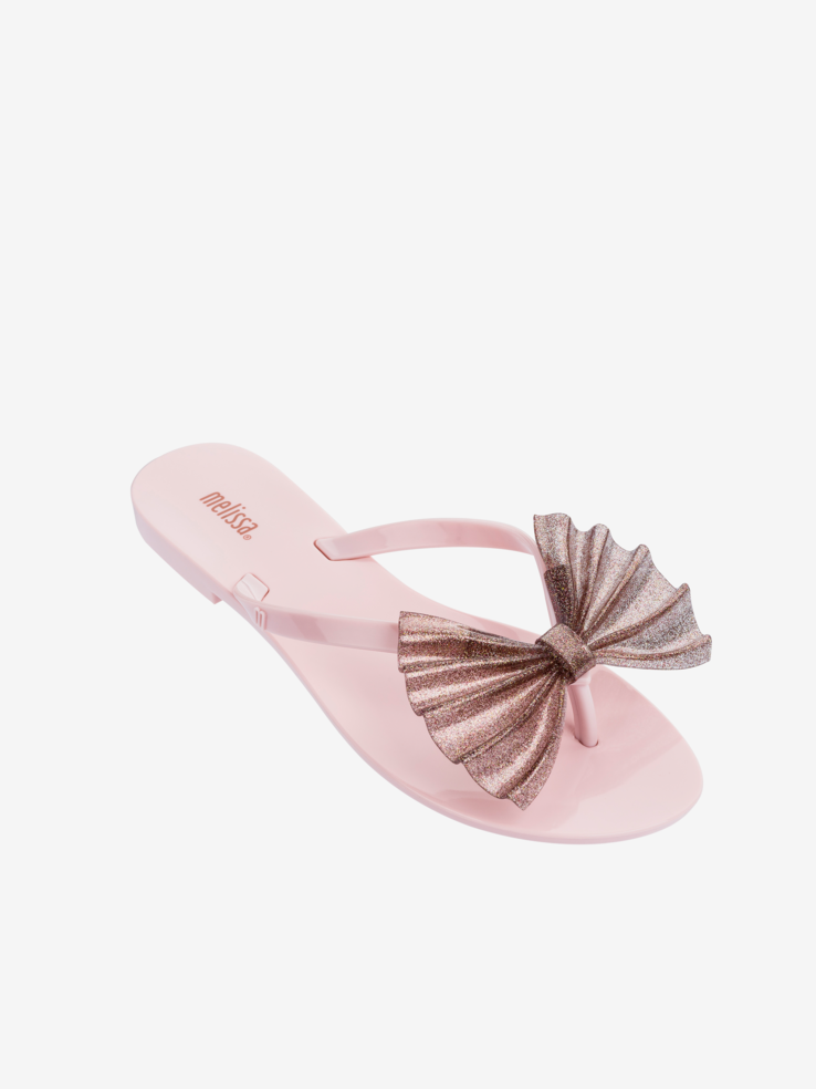 RÓŻOWE KLAPKI MELISSA 32445 HARMONIC BOW PINK/GLITTER