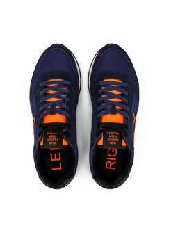 SNEAKERSY SUN68 Z43102 TOM FLUO NYLON NAVY BLUE