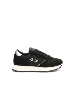 SNEAKERSY SUN68 Z43204 ALLY GLITTER MESH NERO