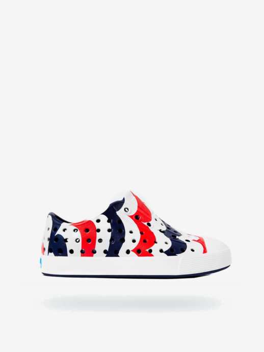 DZIECIĘCE TRAMPKI NATIVE JEFFERSON_PRINT_KIDS REGATTA BLUE/SW