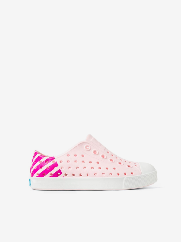 DZIECIĘCE TRAMPKI NATIVE JEFFERSON_BLOCK_KIDS BLOSOM PINK/SW