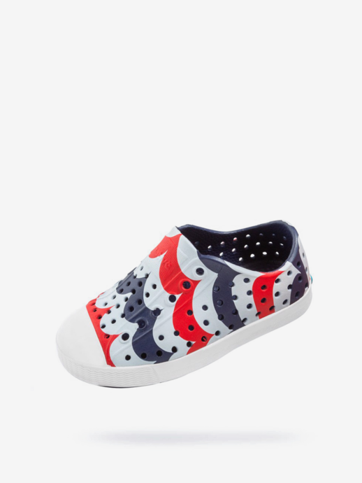 DZIECIĘCE TRAMPKI NATIVE JEFFERSON_PRINT_KIDS REGATTA BLUE/SW