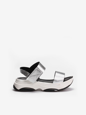 SANDAŁY HEGO'S 9057 PELLE ARGENTO