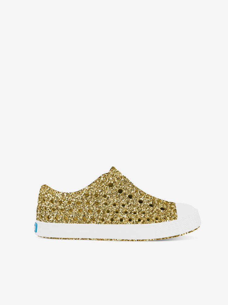 DZIECIĘCE TRAMPKI NATIVE JEFFERSON_BLING_KIDS GOLD BLING/SW