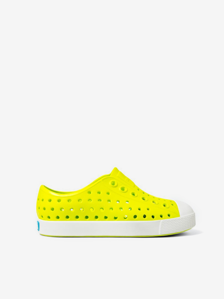 DZIECIĘCE TRAMPKI NATIVE JEFFERSON_KIDS GLO GREEN/SW