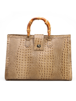 TOREBKA DAMSKA HEGO'S MILANO 6150 COCCODRILLO TAUPE