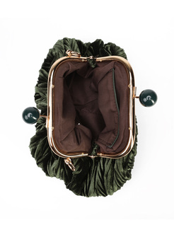 TOREBKA DAMSKA HEGO'S BORSA MINI VELUTTO VERDE