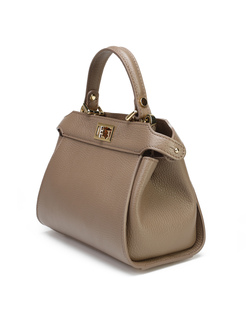 TOREBKA DAMSKA HEGO'S MILANO 1679 MARTELLATO TAUPE