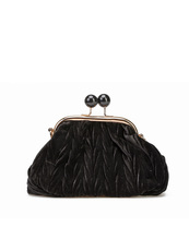 TOREBKA DAMSKA HEGO'S BORSA MINI VELUTTO NERO