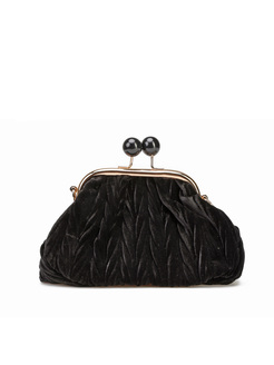 TOREBKA DAMSKA HEGO'S BORSA MINI VELUTTO NERO