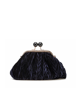 TOREBKA DAMSKA HEGO'S BORSA MINI VELUTTO BLU NOTTE
