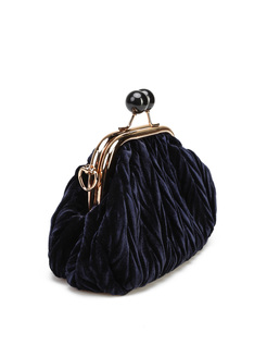 TOREBKA DAMSKA HEGO'S BORSA MINI VELUTTO BLU NOTTE