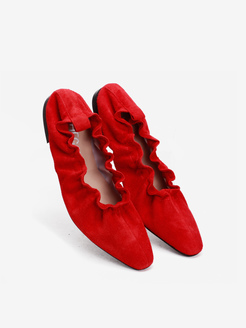 BALERINY HEGO'S 1472 CAMOSCIO ROSSO