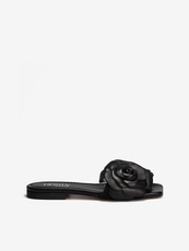 KLAPKI HEGO'S FIORI NAPPA NERO