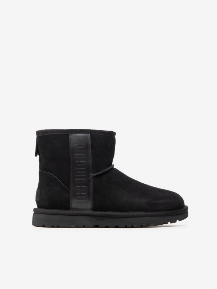 BUTY UGG CLASSIC MINI SIDE LOGO BLACK