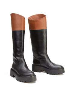 KOZAKI HEGO'S MILANO M3883 VITELLO NERO/CUOIO