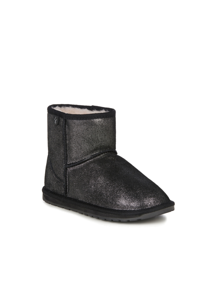 BUTY EMU_WALLABY MINI METALLIC BLACK