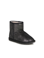 BUTY EMU_WALLABY MINI METALLIC BLACK EMU_WALLABY MINI METALLIC BLACK