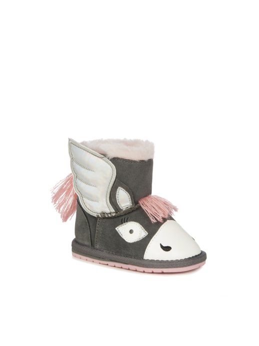 Buty dziecięce Emu Australia Pegasus Walker Charcoal EMU PEGASUS WALKER CHAR